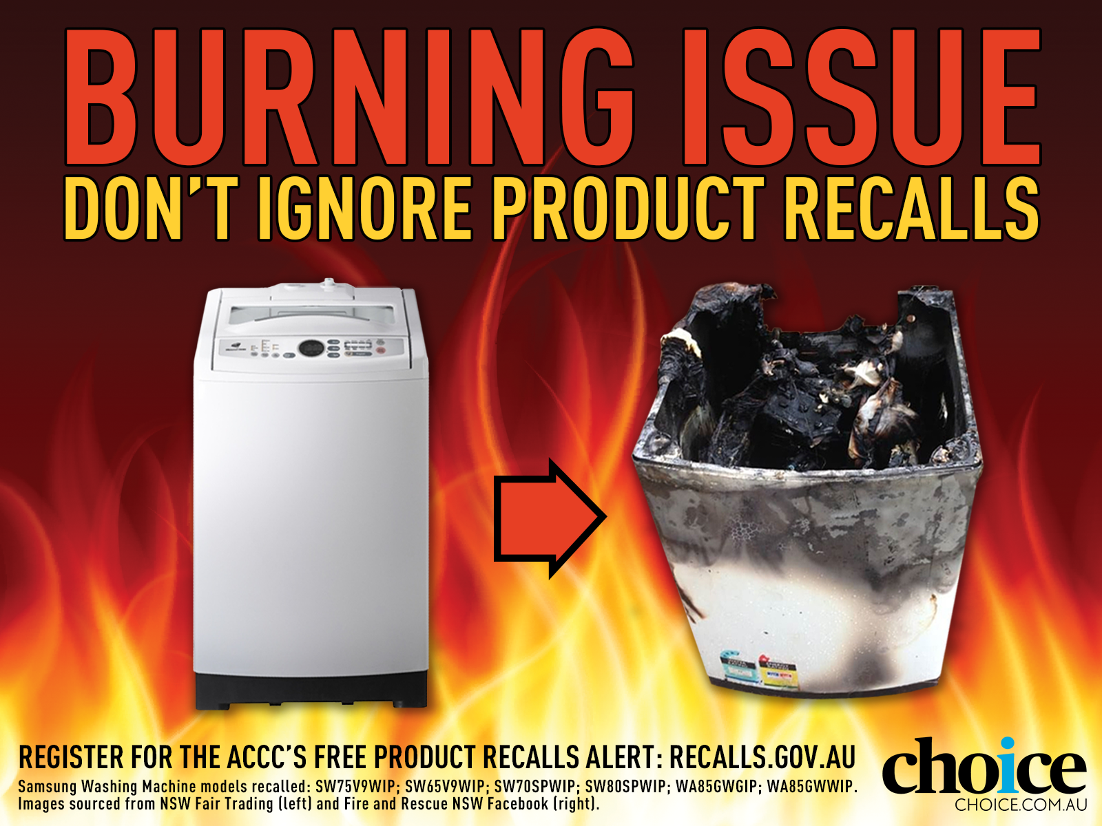 Samsung washing machine recall