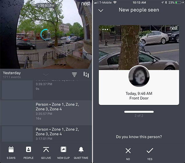 nest hello motion detection