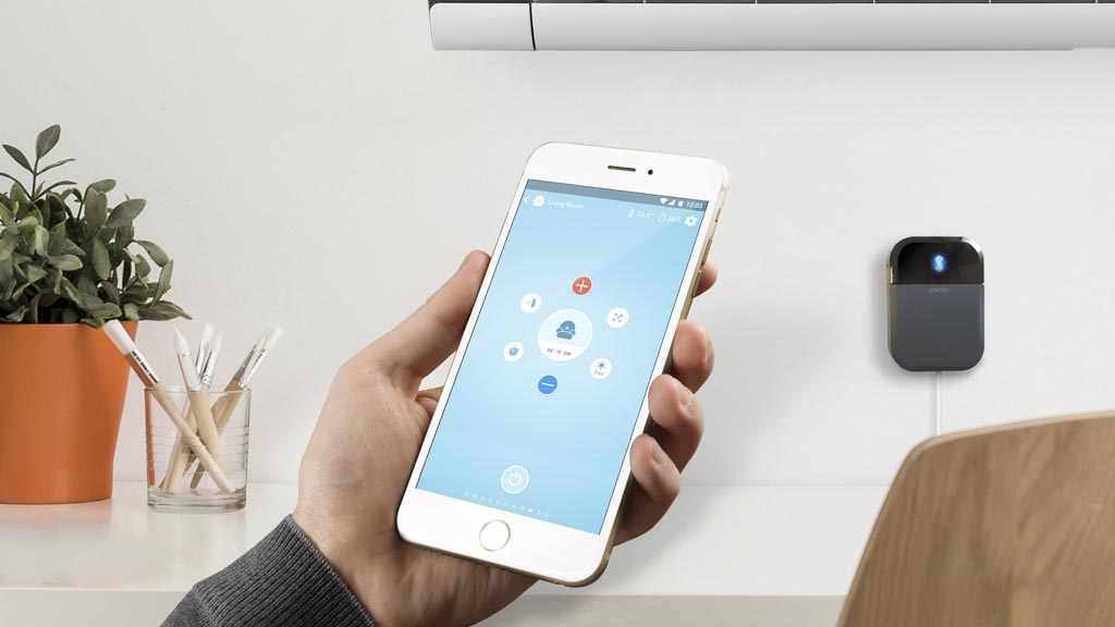 The combination of Sensibo controller and app can help make your air conditioner smarter