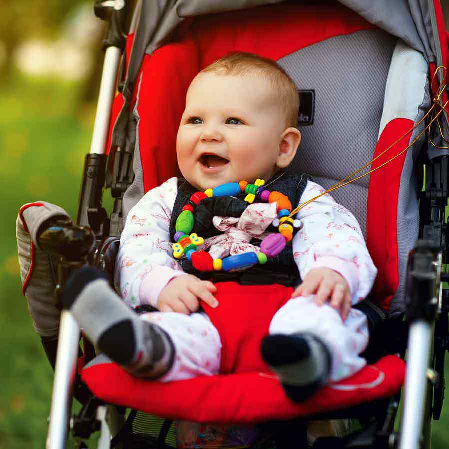 baby in stroller square