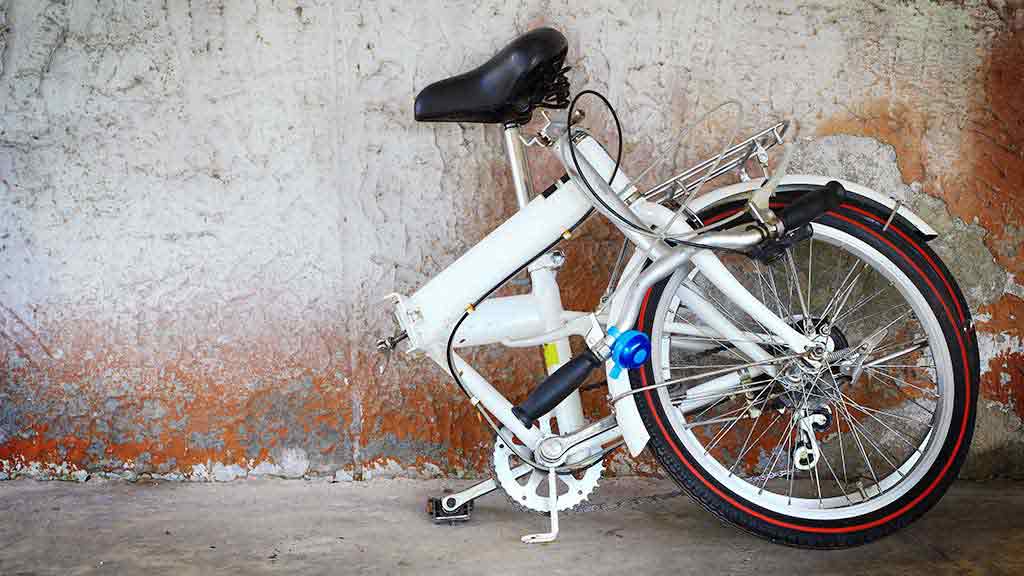 a folding bike