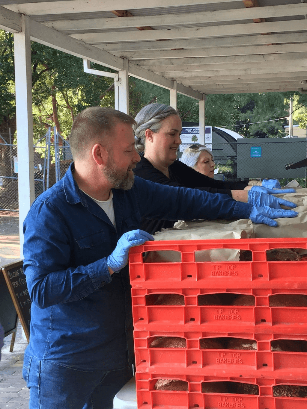 CHOICE volunteers at Addi Road Food Pantry