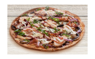 Bourbon Chicken & Bacon from Pizza Capers