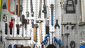 wall of tools