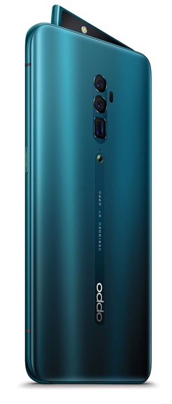 Oppo Reno 5G with selfie lens up