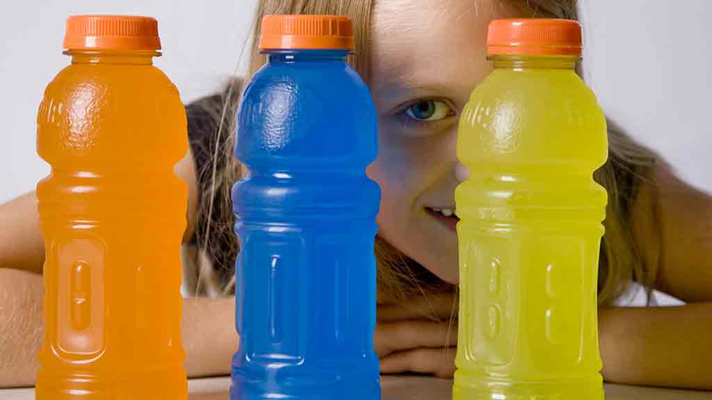 Sports drinks vs water food and drink