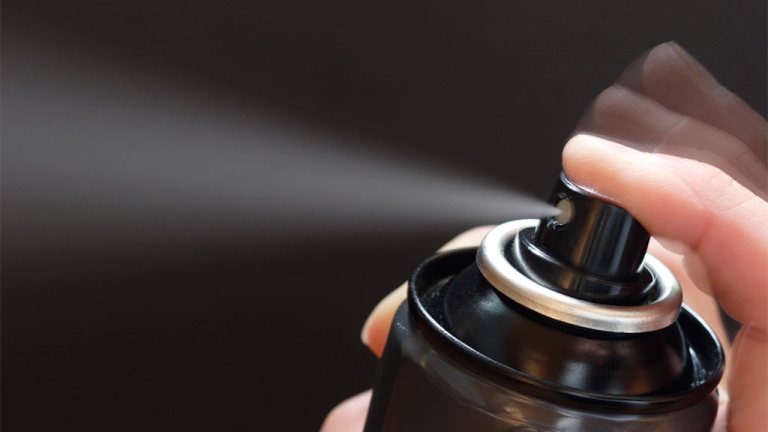 deordorant antiperspirant aerosol spray bottle