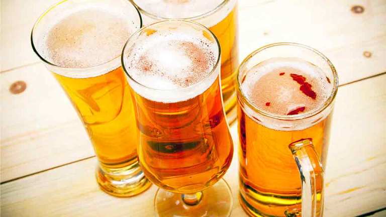 glasses of beer
