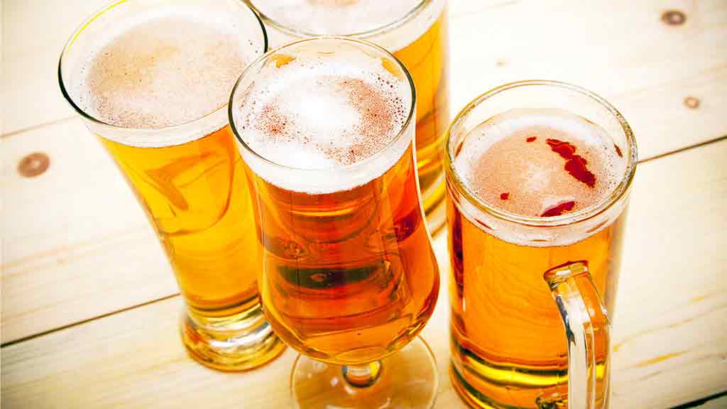 glasses of beer