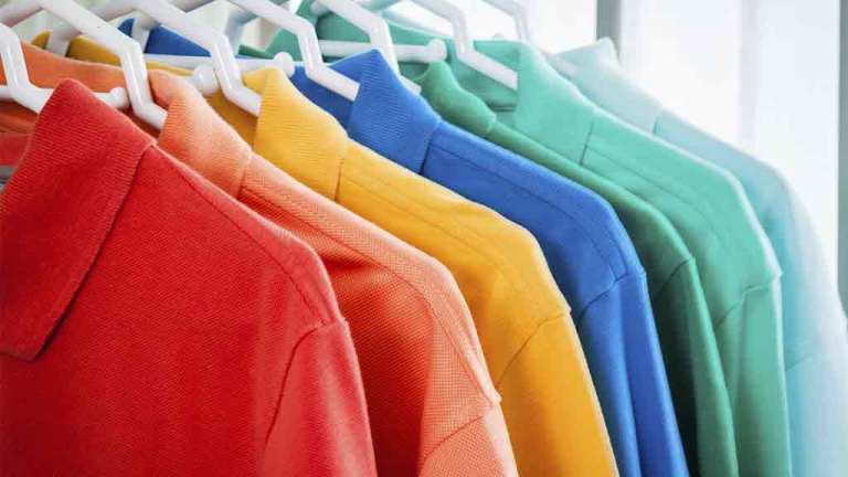 shirts clothing on rack