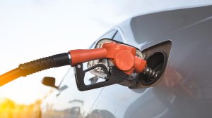 fuel hose filling car