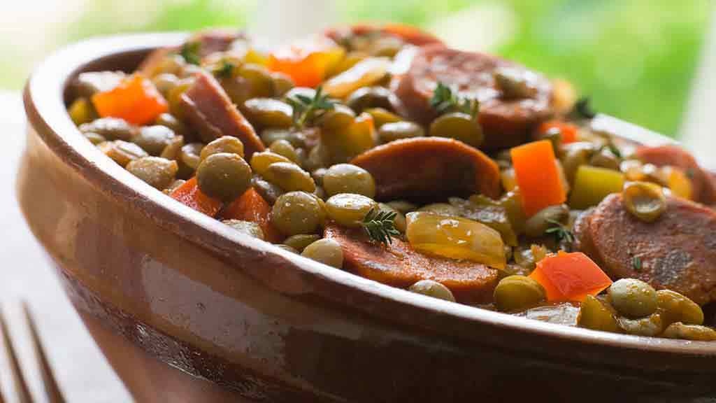 meal from a pressure cooker