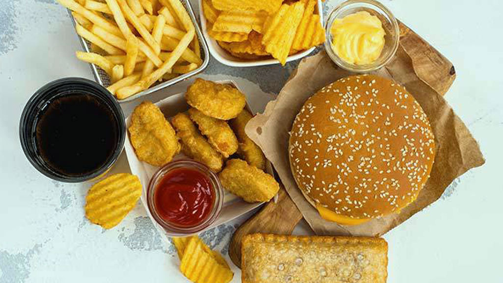 trans fat foods burger chips nuggets