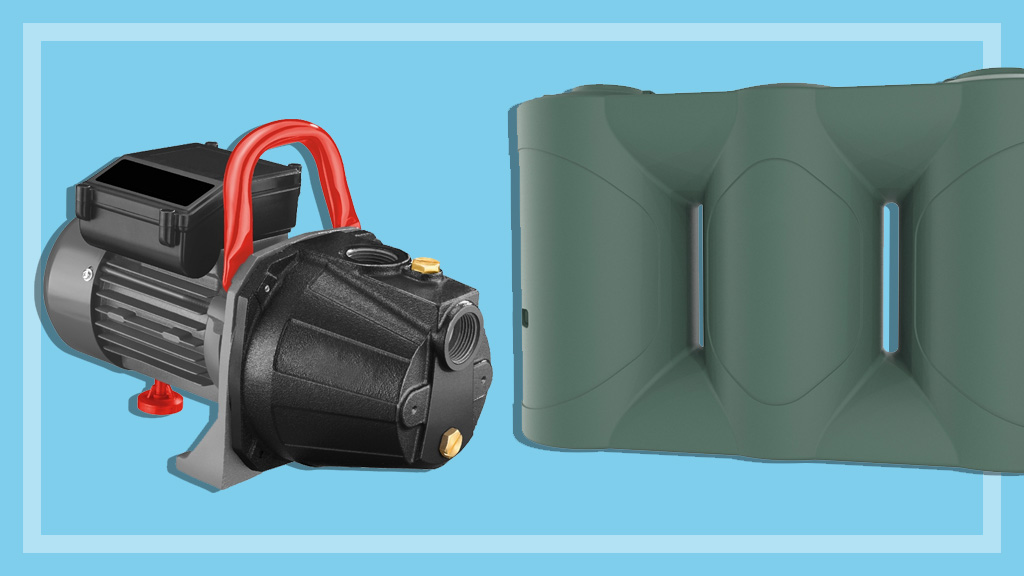 rainwater tank pump and rainwater tank