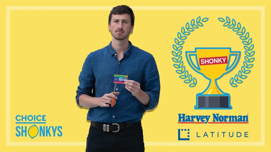 Shonky winners 2020Harvey norman