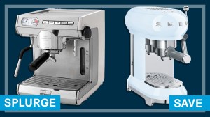 coffee machines splurge and save