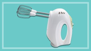 white hand mixer