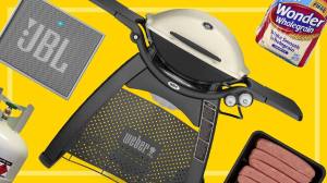 bbq_gas_bottle_bluetooth_speaker_sausages_bread