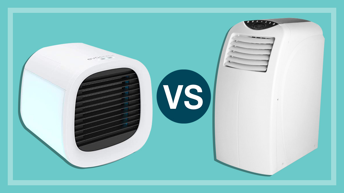 Portable evaporative coolers vs portable air conditioners