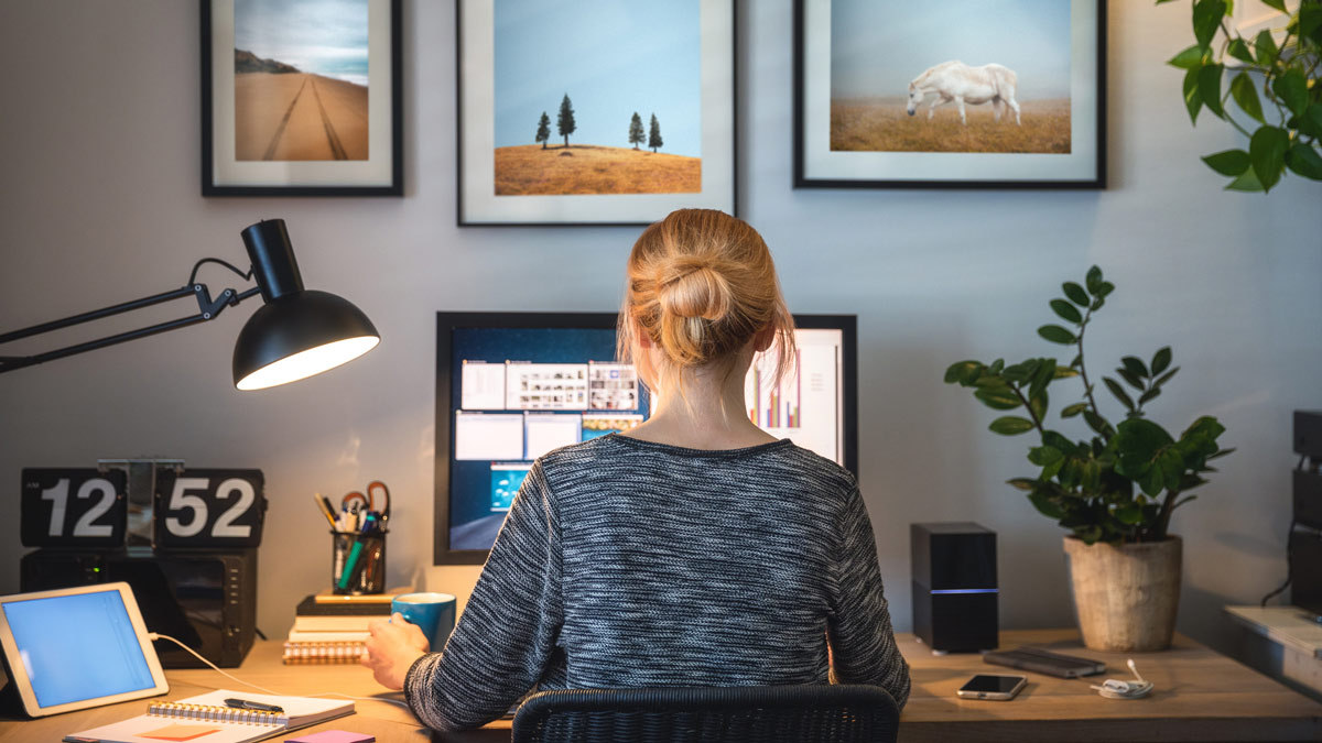 working from home saving energy lead