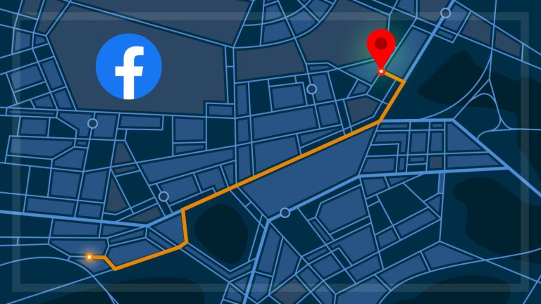 online map showing location