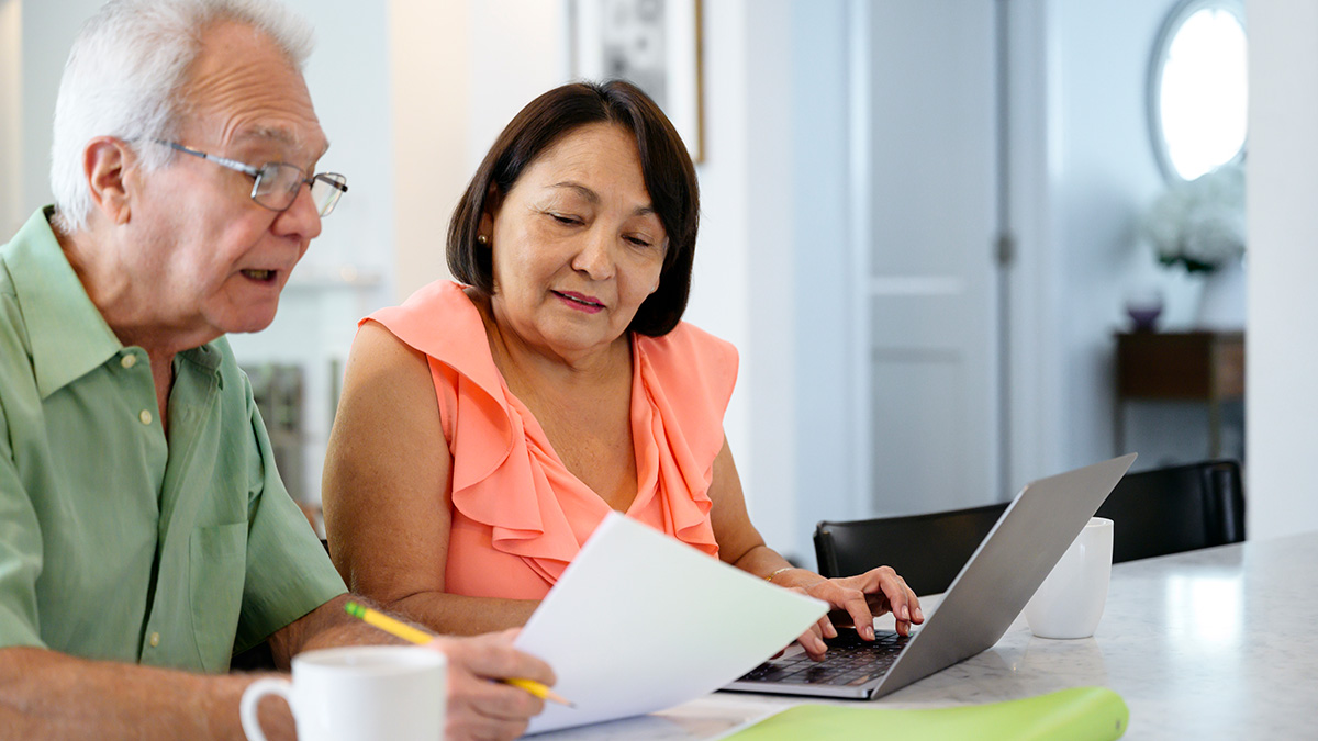 couple on the age pension