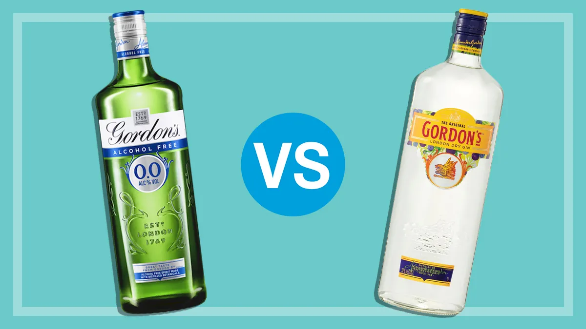 gordons gin vs alcohol free gi