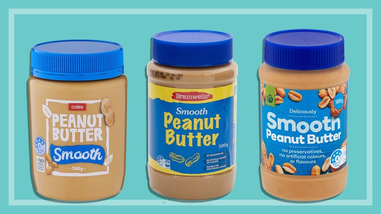 coles aldi and woolworths home brand peanut butters