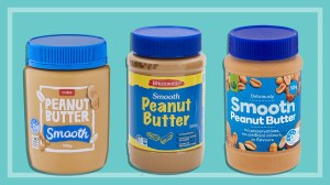 coles aldi and woolworths home brand peanut butters