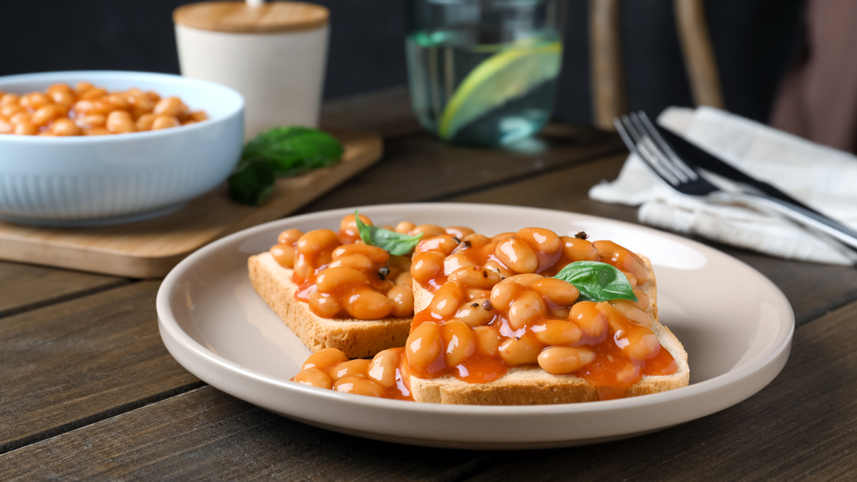 baked beans on toast gourmet