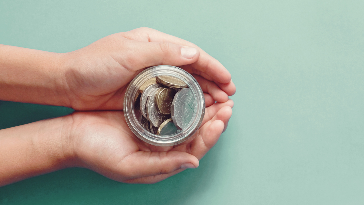 australian coins in a jar lead