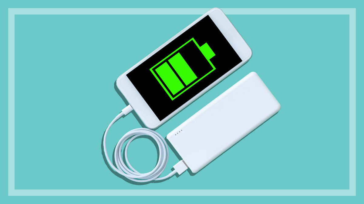 phone and power bank