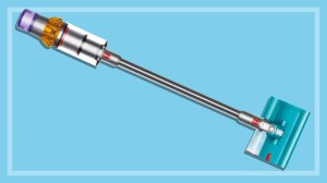 Dyson V15s Detect Submarine Complete on a blue background