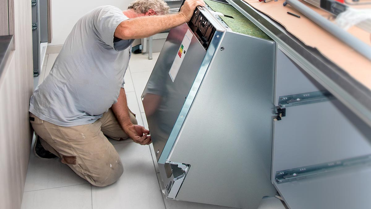 how to install a dishwasher