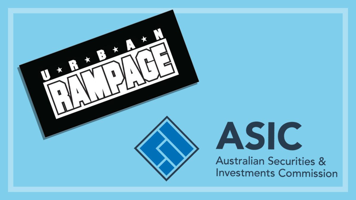 urban rampage and asic logos
