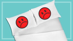 new mattress sad faces