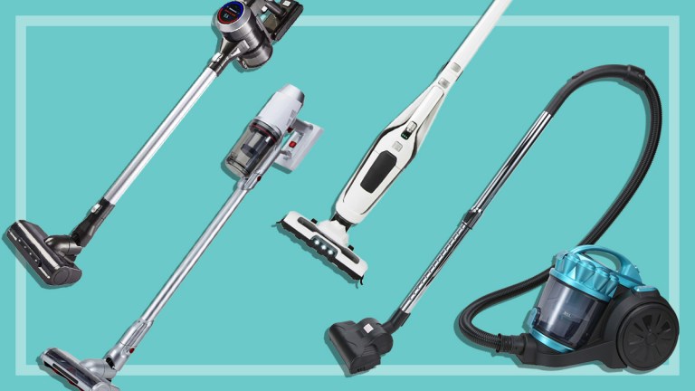 kmart anko bagless canister and three cordless stick vacuum cleaners