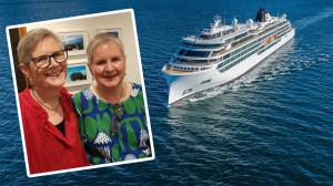 alex cole and pennhousman and a viking cruise ship