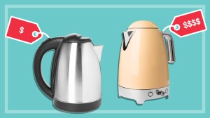 cheap and expeinsive kettles with price tags