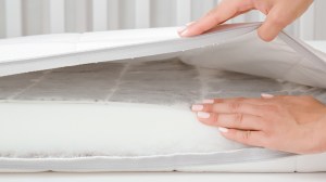 inside a cot mattress