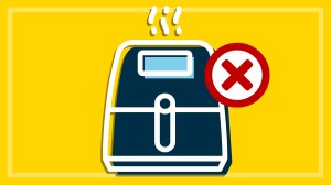 air fryer to avoid with red cross