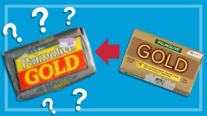 arrowpointingfromanewpalmolivegoldsoappacktoanoldonepixellatedandsurroundedbyquestionmarks