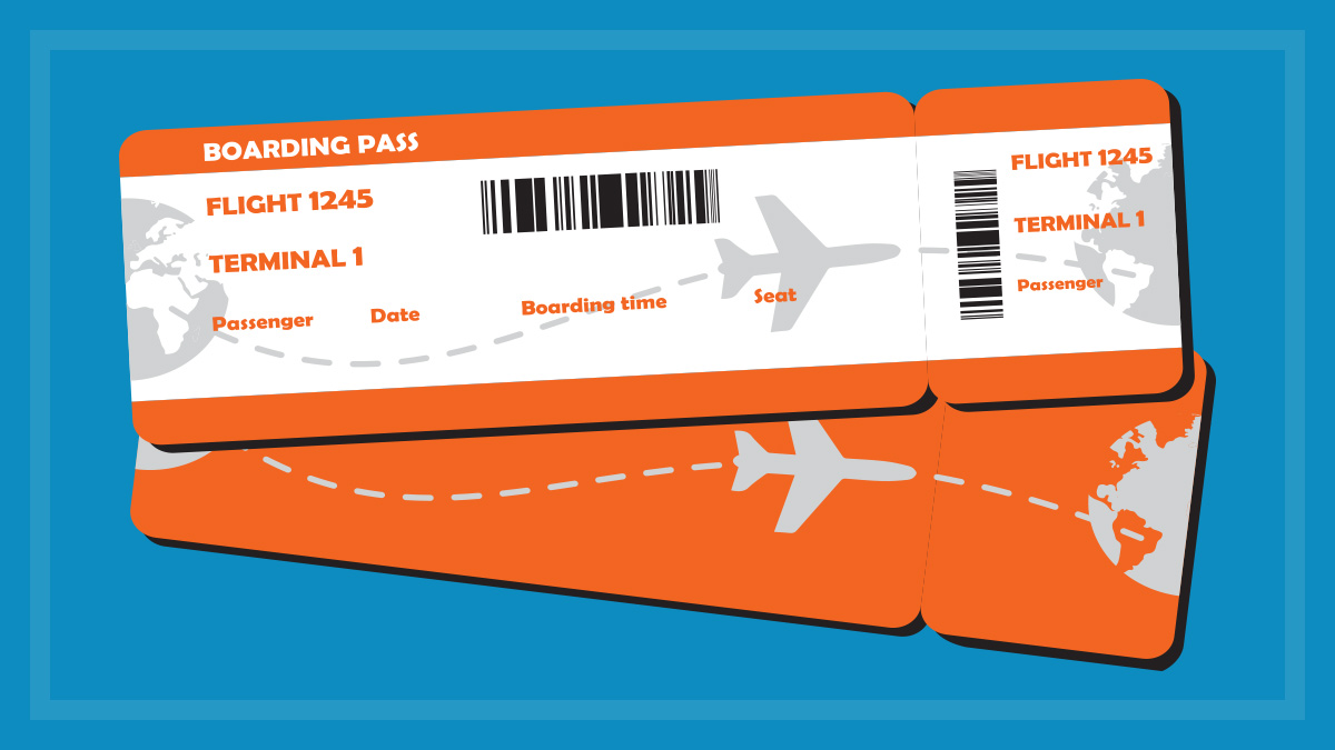 domestic travel insurance boarding pass ticket