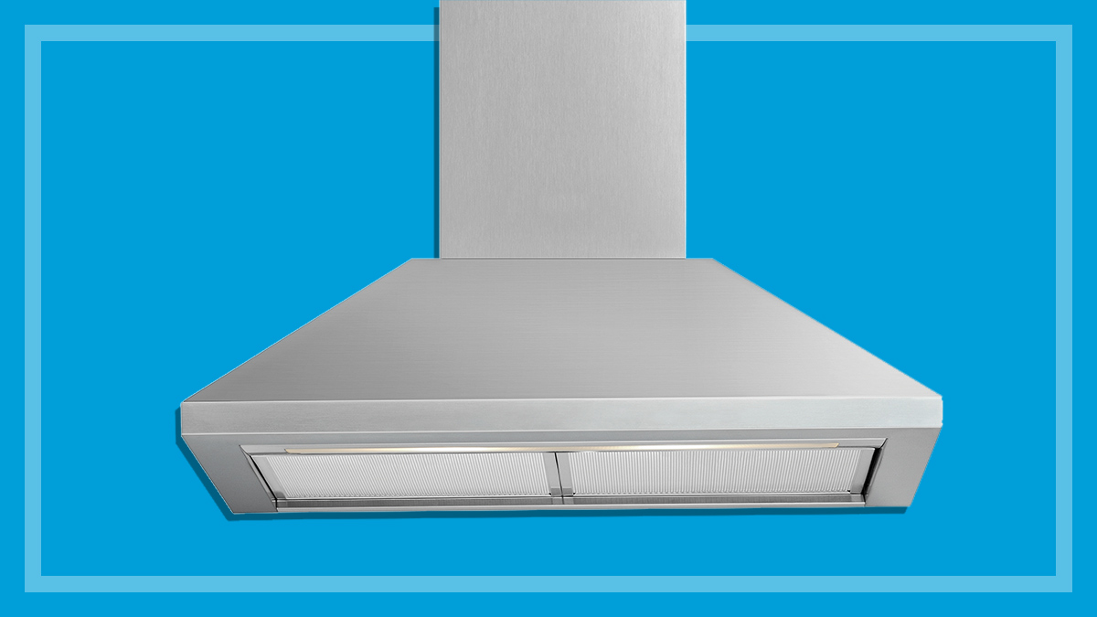 silver ducted rangehood