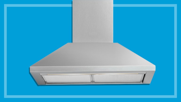 silver ducted rangehood
