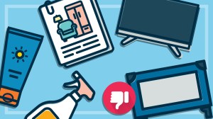 illustration of some of the worst products we tested so far this year