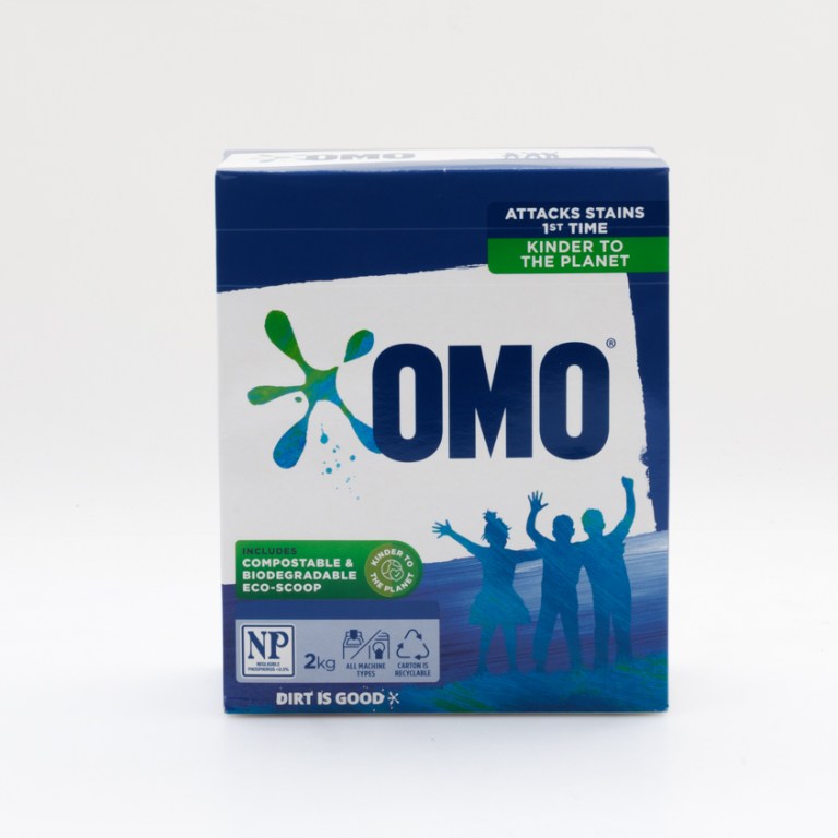 omo powder front loader