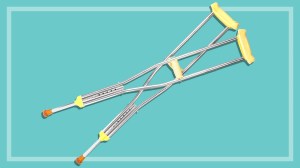 pair of crutches