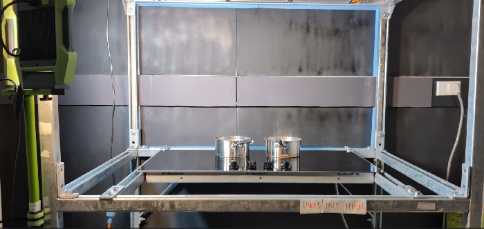 rangehood new test rig