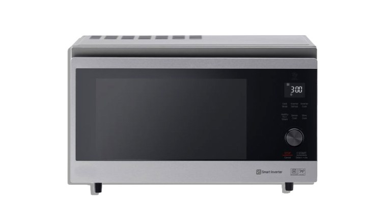convection microwave against white background